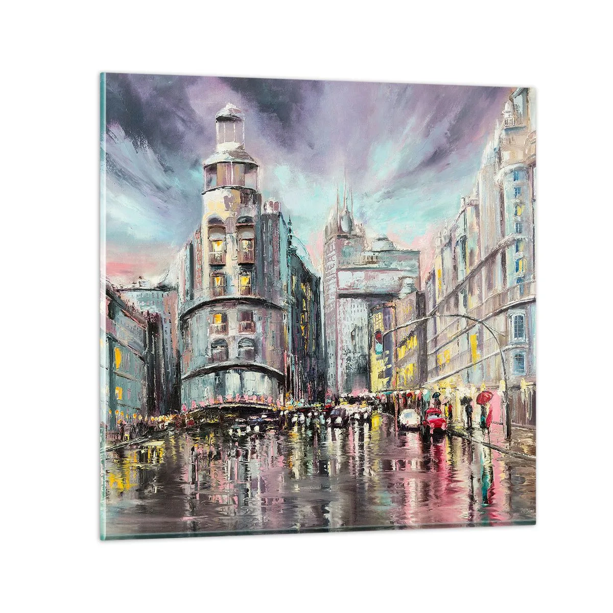 Üveg kép - Sikeres este lesz - 30x30 cm