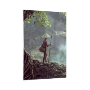 Üveg kép - Barátságban a természettel - 70x100 cm