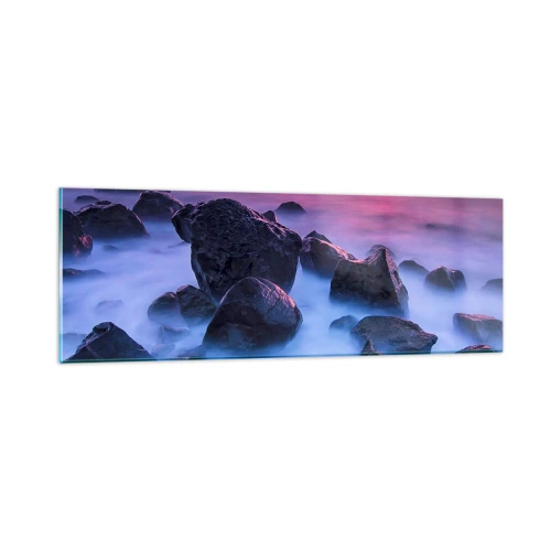 Üveg kép - Születés fényben és ködben - 90x30 cm