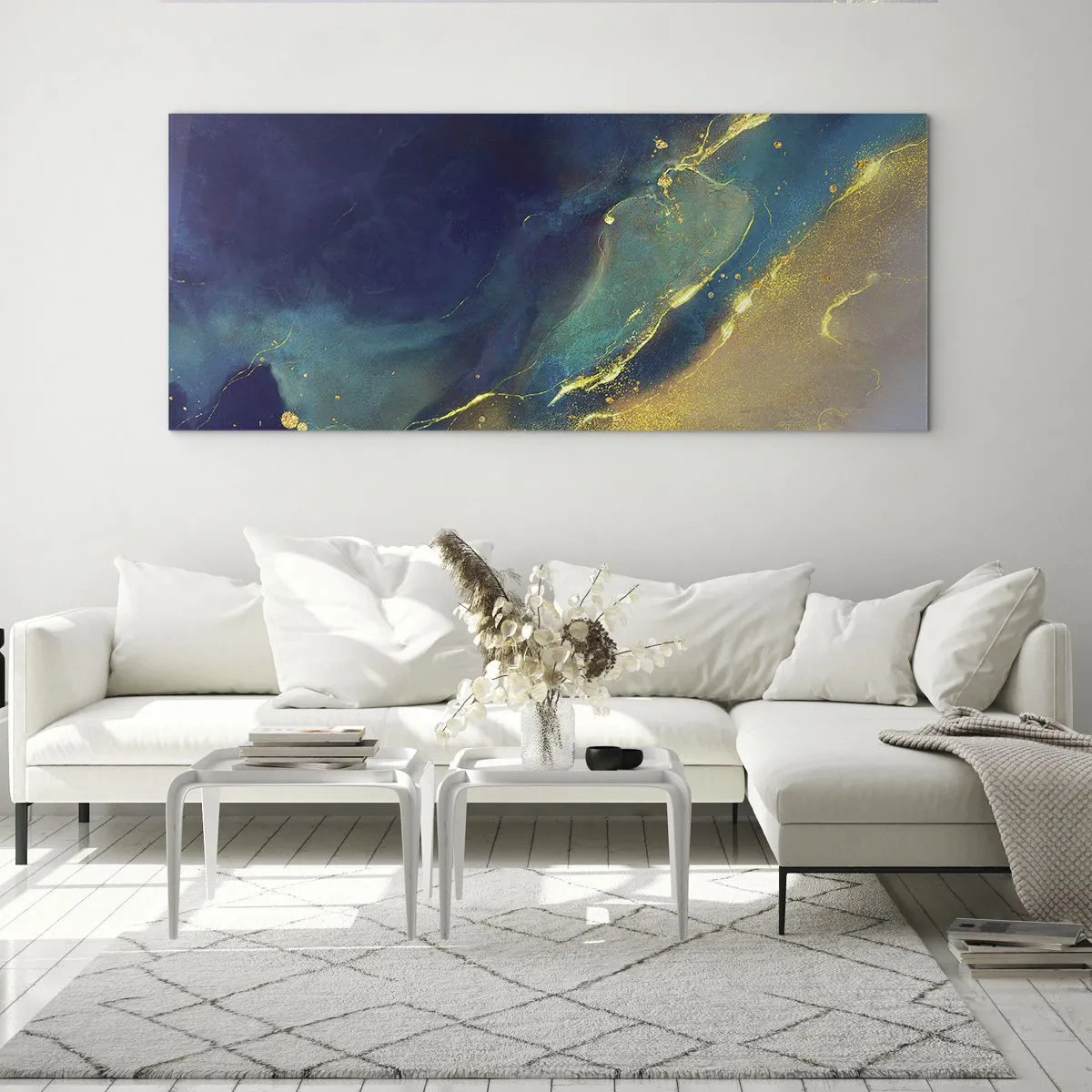 Üveg kép - Az arany lagúnaövezet - 140x50 cm