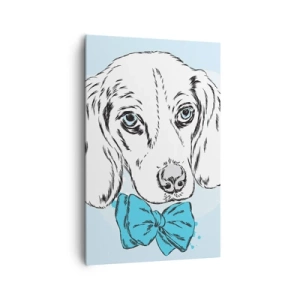 Vászonkép - Kutya elegancia - 80x120 cm