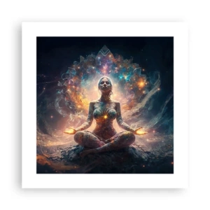 Poszter - A jó energia áramlása - 40x40 cm