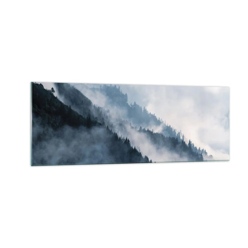 Üveg kép - A hegyek misztikája - 140x50 cm