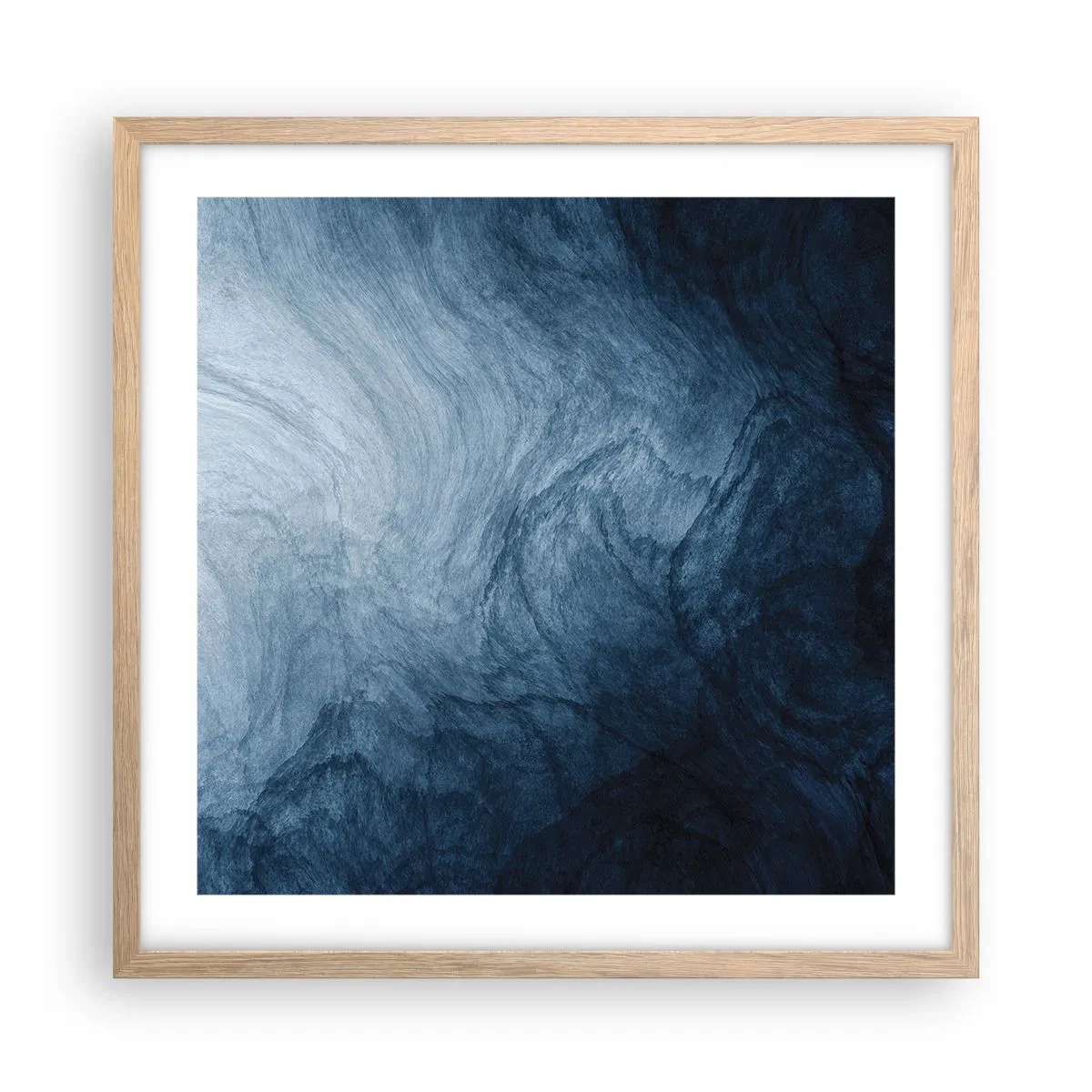 Poszter világos tölgy keretben - Mélyrenyúlás - 50x50 cm