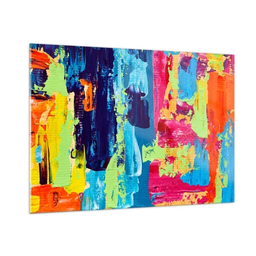 Üveg kép - Az élet gyönyörű! - 100x70 cm