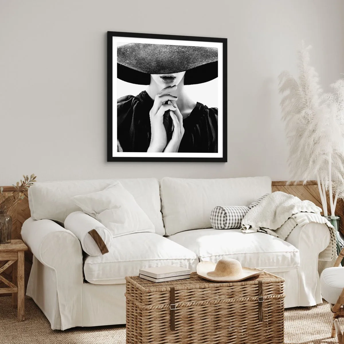 Poszter fehér keretben - Rejtett szépség - 30x30 cm