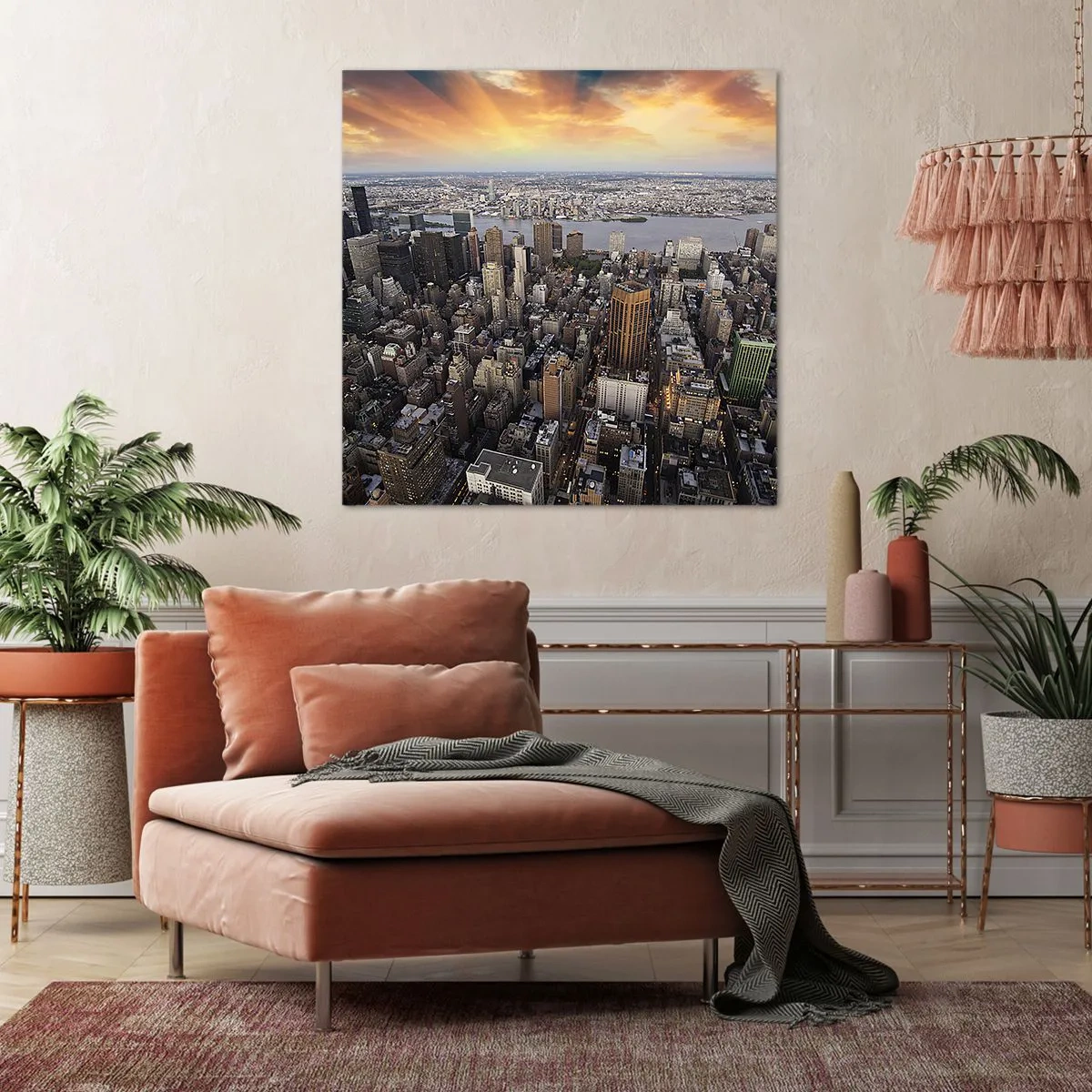 Vászonkép - Korunk dobogó szíve - 60x60 cm