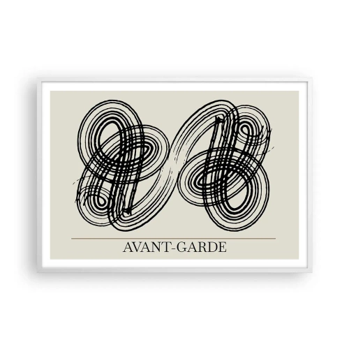 Poszter fekete keretben - Spontán jött ki - 100x70 cm