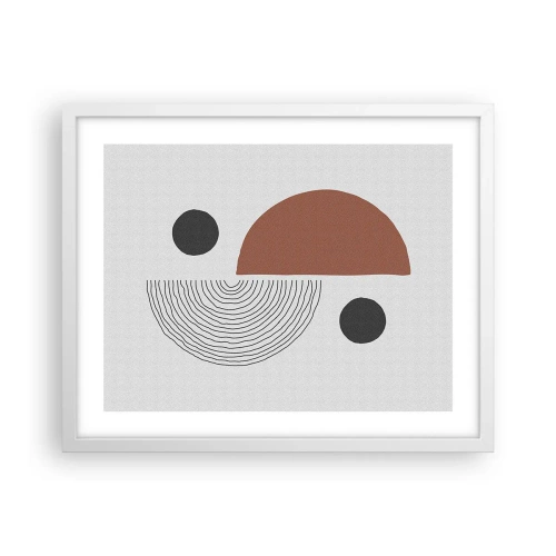 Poszter fekete keretben - A kerék tökéletessége - 50x40 cm