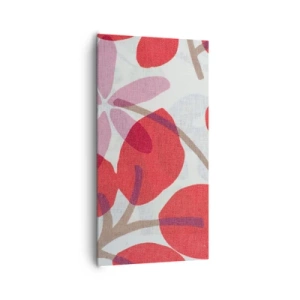 Vászonkép - Virágkompozíció rózsaszínben - 65x120 cm