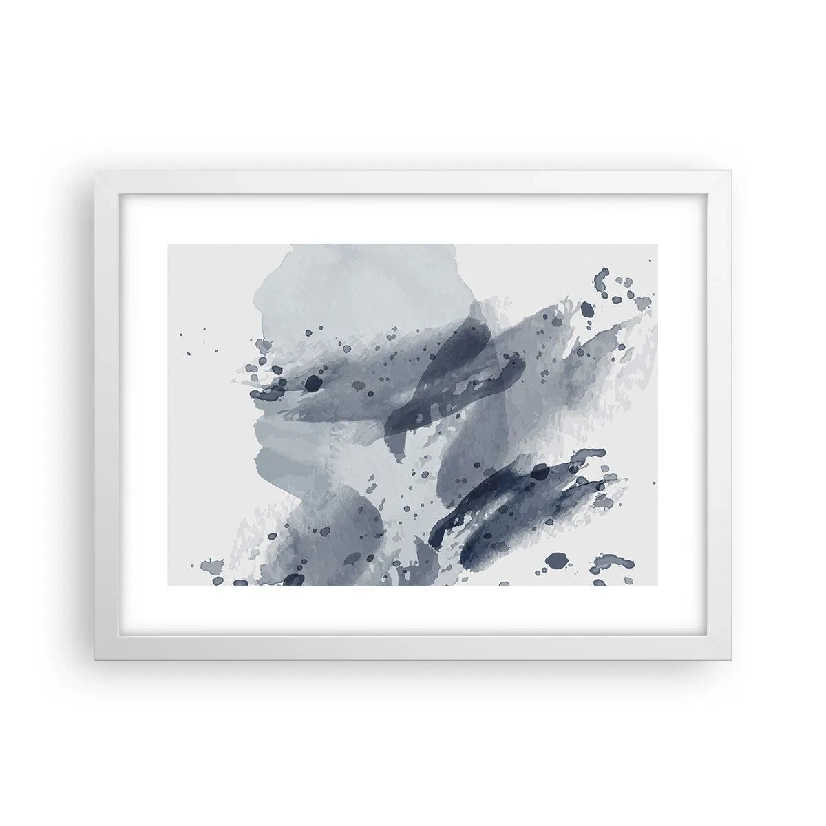 Poszter fekete keretben - A víz természetének tanulmánya - 40x30 cm