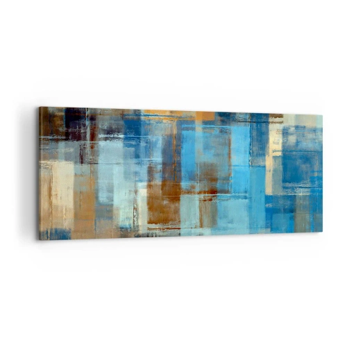 Vászonkép - A kék fátyolon keresztül - 100x40 cm