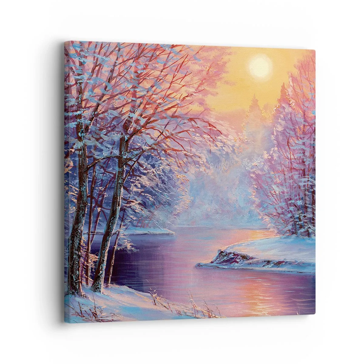 Vászonkép - A tél árnyalatai - 30x30 cm