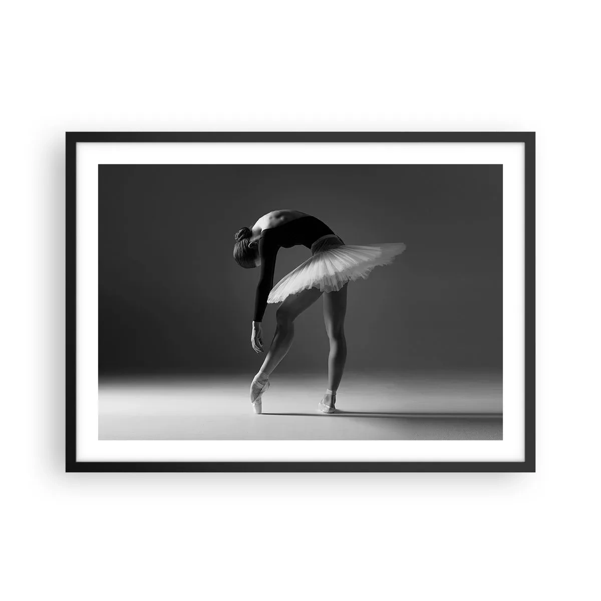 Poszter fehér keretben - Bella balerina - 70x50 cm