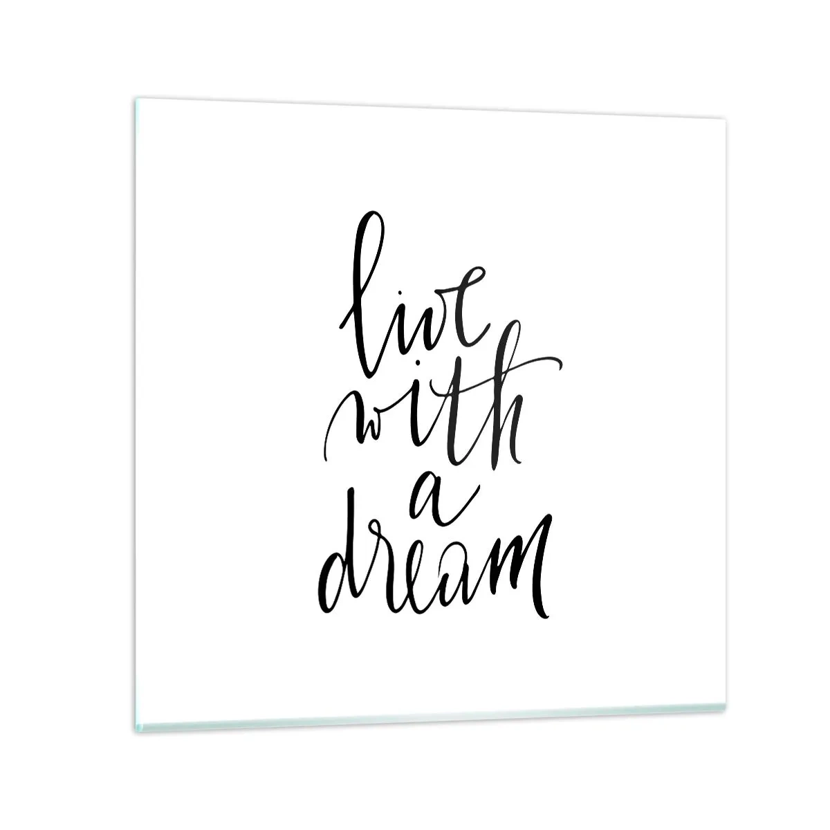 Üveg kép - Természetesen - 70x70 cm