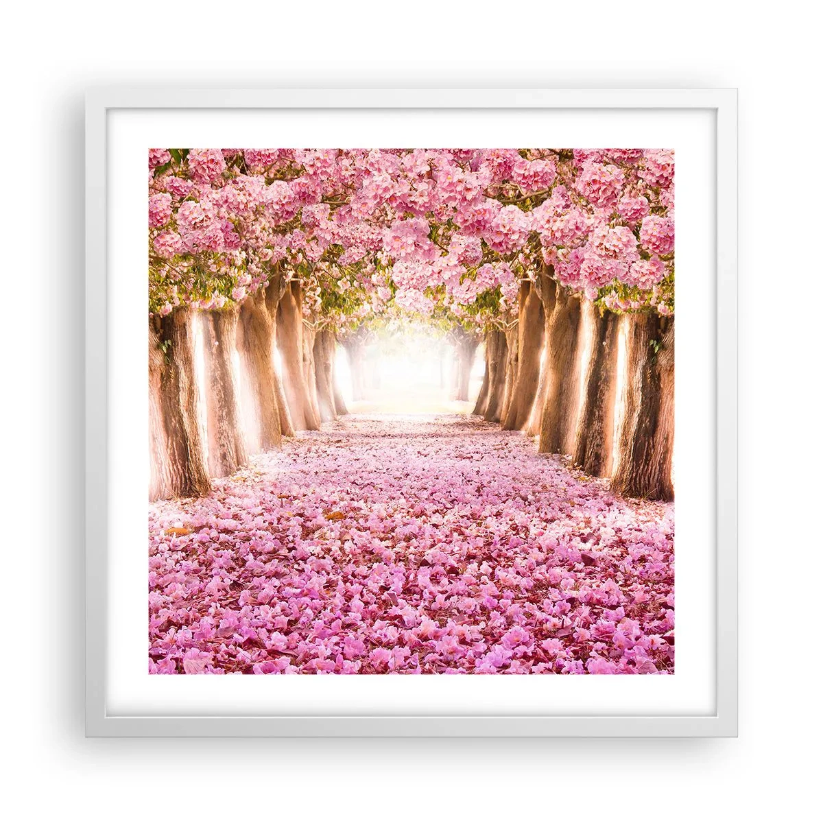 Poszter fekete keretben - Út a paradicsomba - 50x50 cm