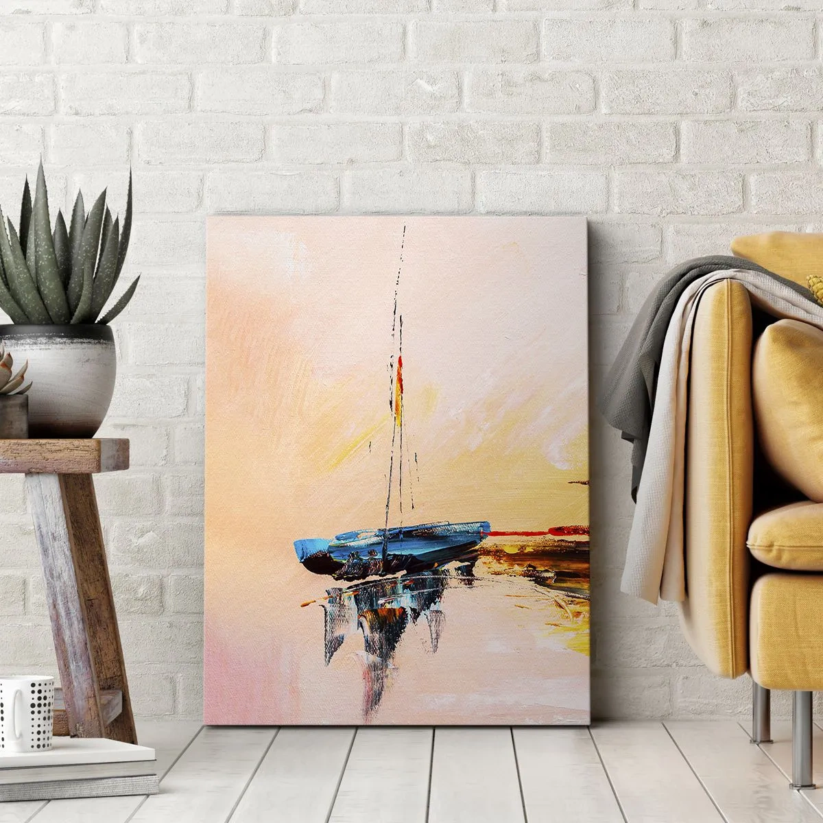Vászonkép - Egy este a kikötőben - 50x70 cm