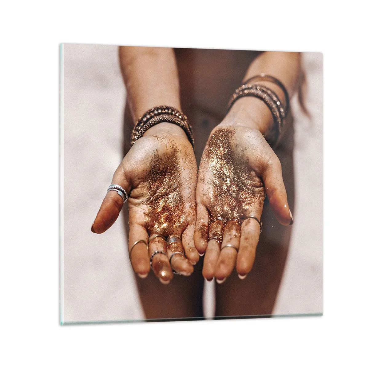 Üveg kép - Ajándék neked - 50x50 cm