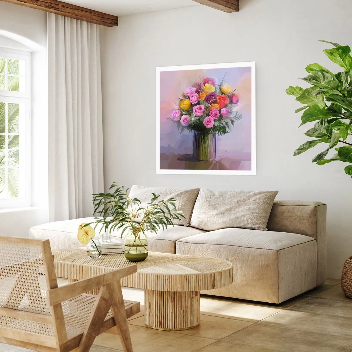 Poszter - Megtartott szépség - 60x60 cm