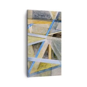 Vászonkép - Egyenesen vagy átlósan? - 45x80 cm