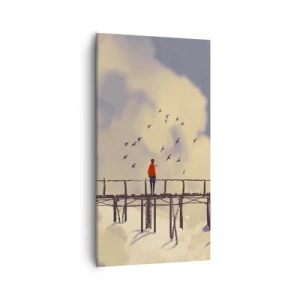 Vászonkép - Kék vágy - 55x100 cm