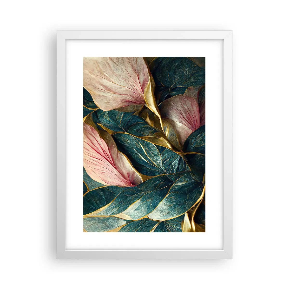 Poszter fekete keretben - Természetes elegancia és stílus - 30x40 cm