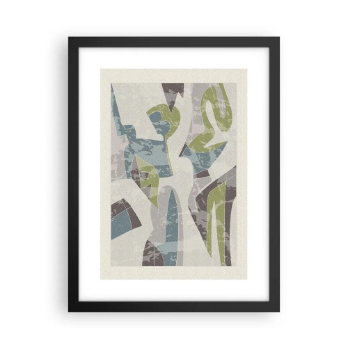 Poszter fehér keretben - Kompozíció üveg mögött - 30x40 cm