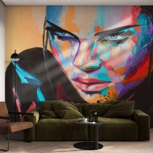 Fotótapéta Premium Canvas - Szívében vad - Nő, Egy nő portréja, Lány - 500x350 cm