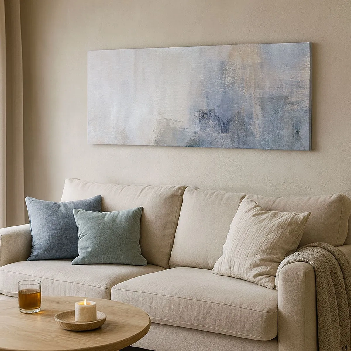 Vászonkép - Színtónusok és akkordok - 100x40 cm