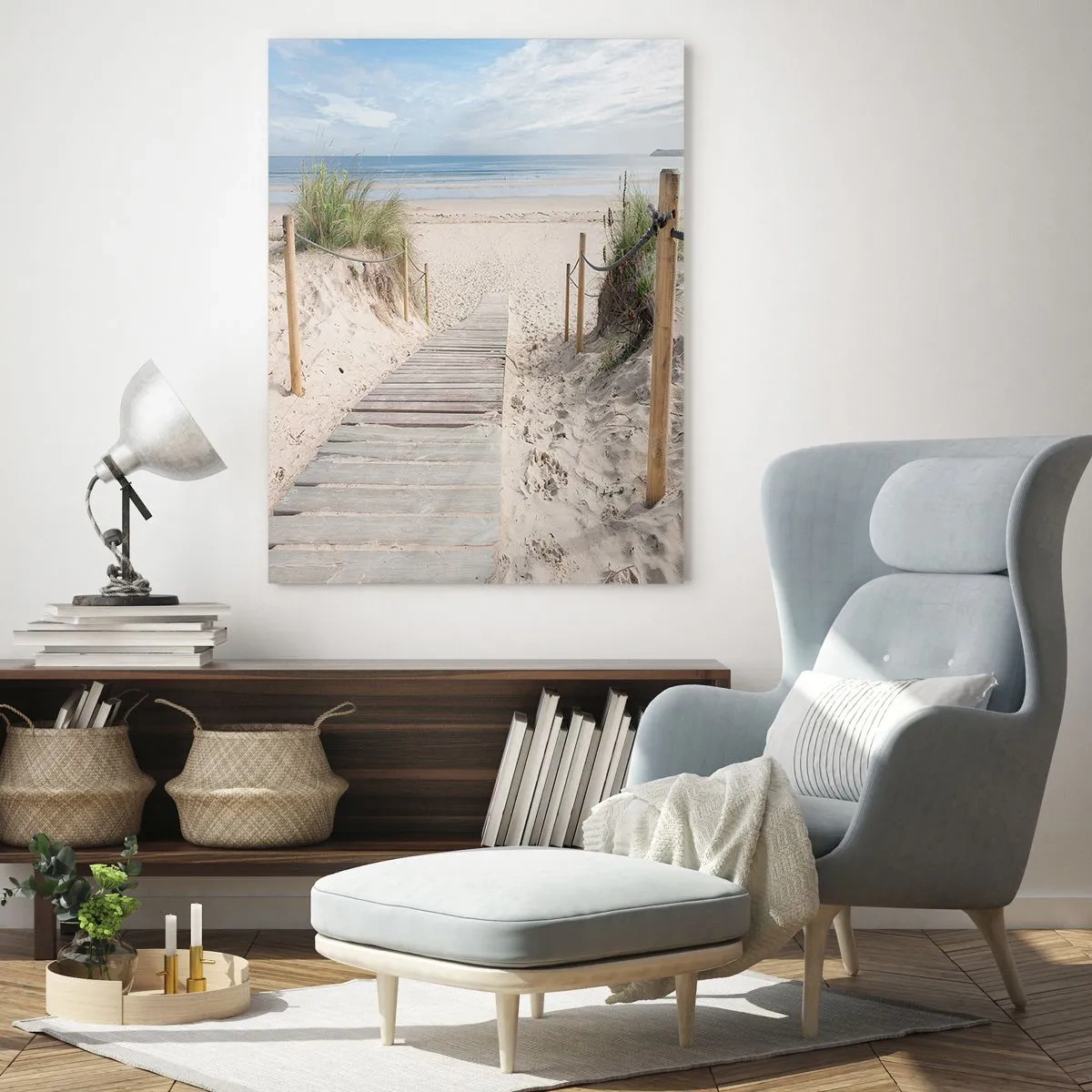 Üveg kép - A horizontig - 80x120 cm