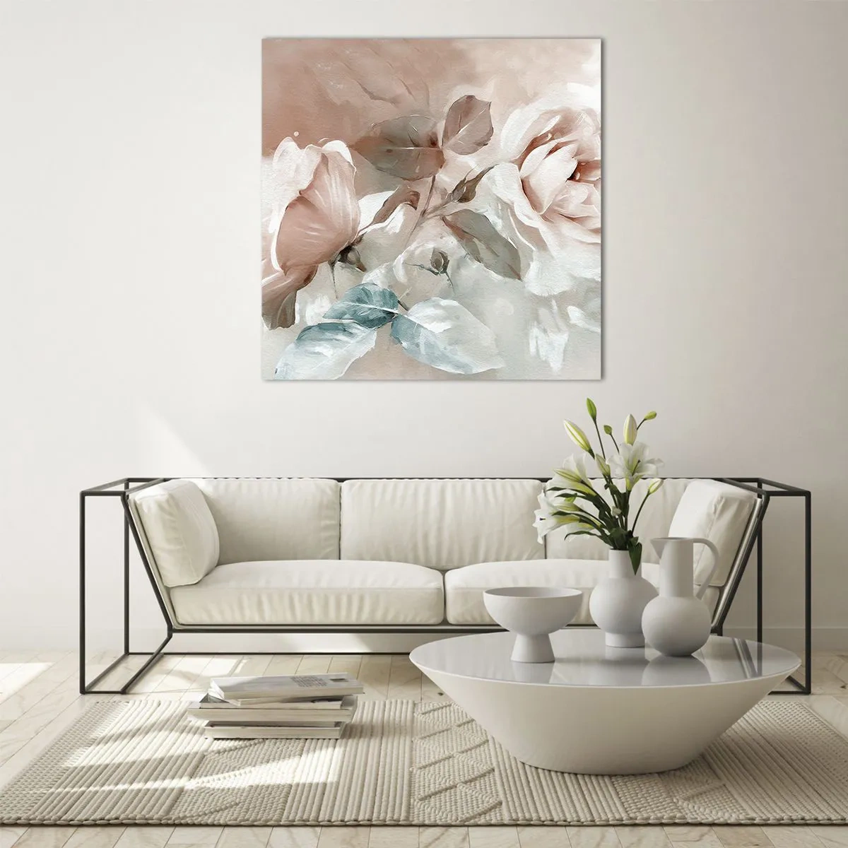 Üveg kép - A romantika szelleme - 60x60 cm