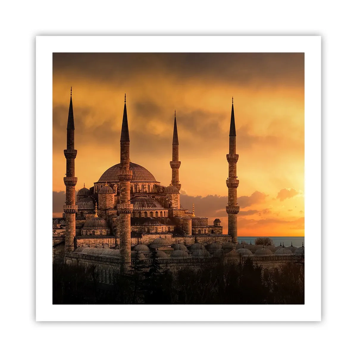 Poszter - Isten hatalmas - 60x60 cm