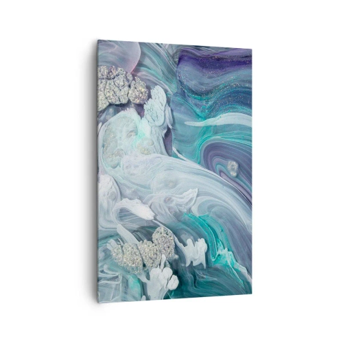 Vászonkép - Kék áramlatok - 80x120 cm