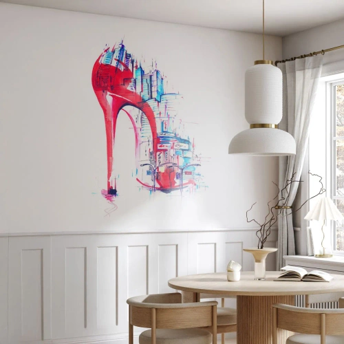 Fotótapéta Standard Eco - Nagyvárosi elegancia - Absztrakció, Építészet, Női cipő - 400x280 cm