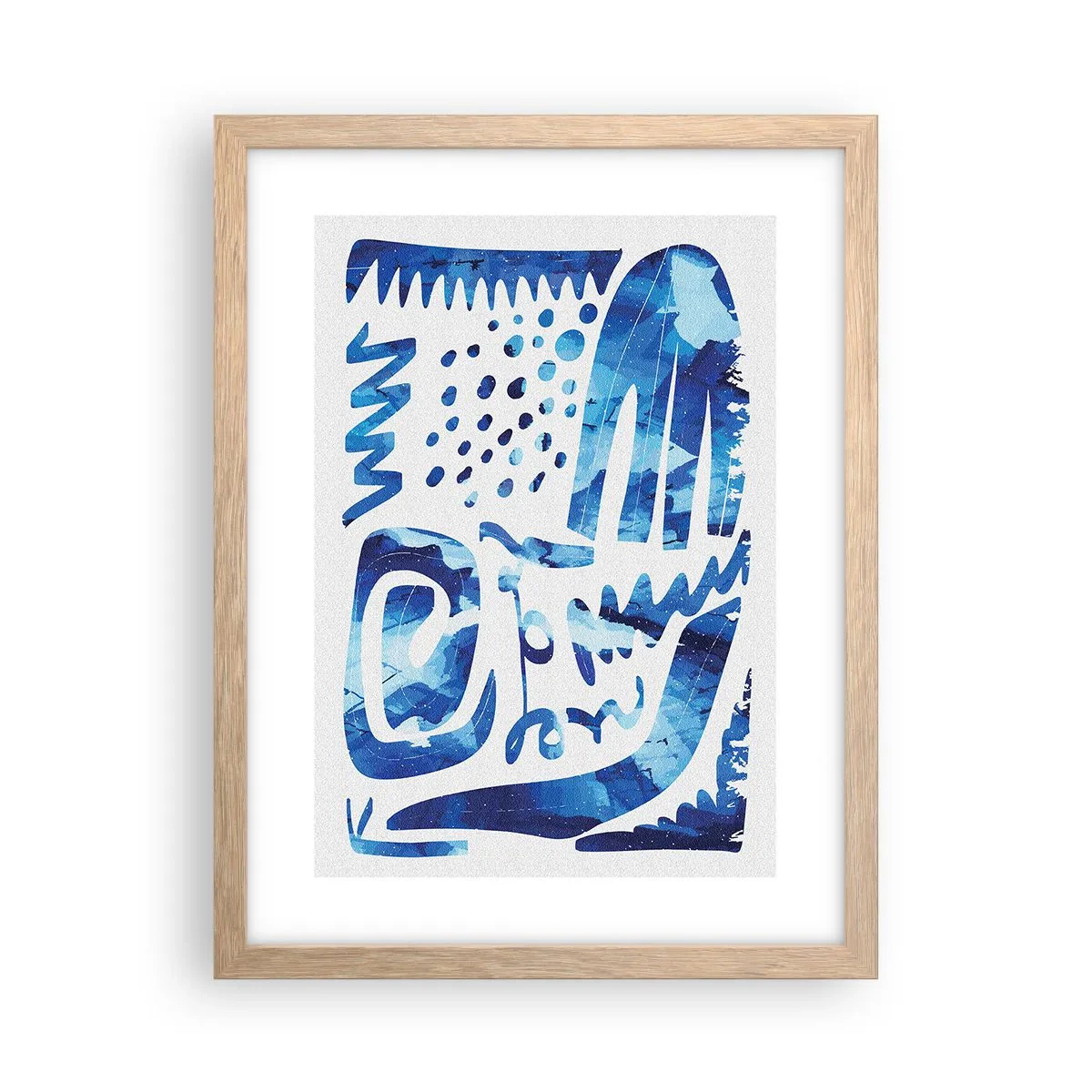 Poszter világos tölgy keretben - Vissza a gyökerekhez - 30x40 cm