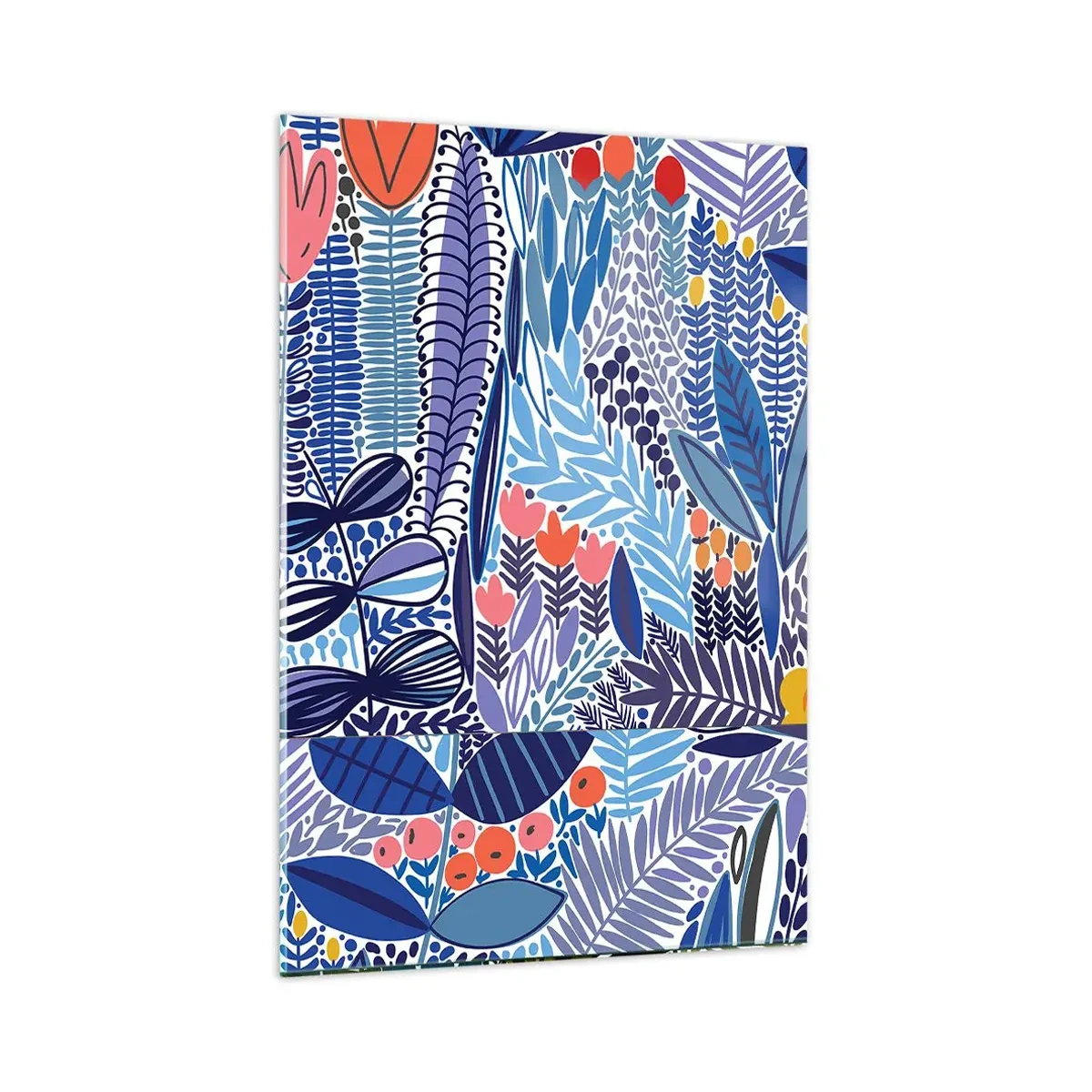 Üveg kép - Hawaii kert - 80x120 cm