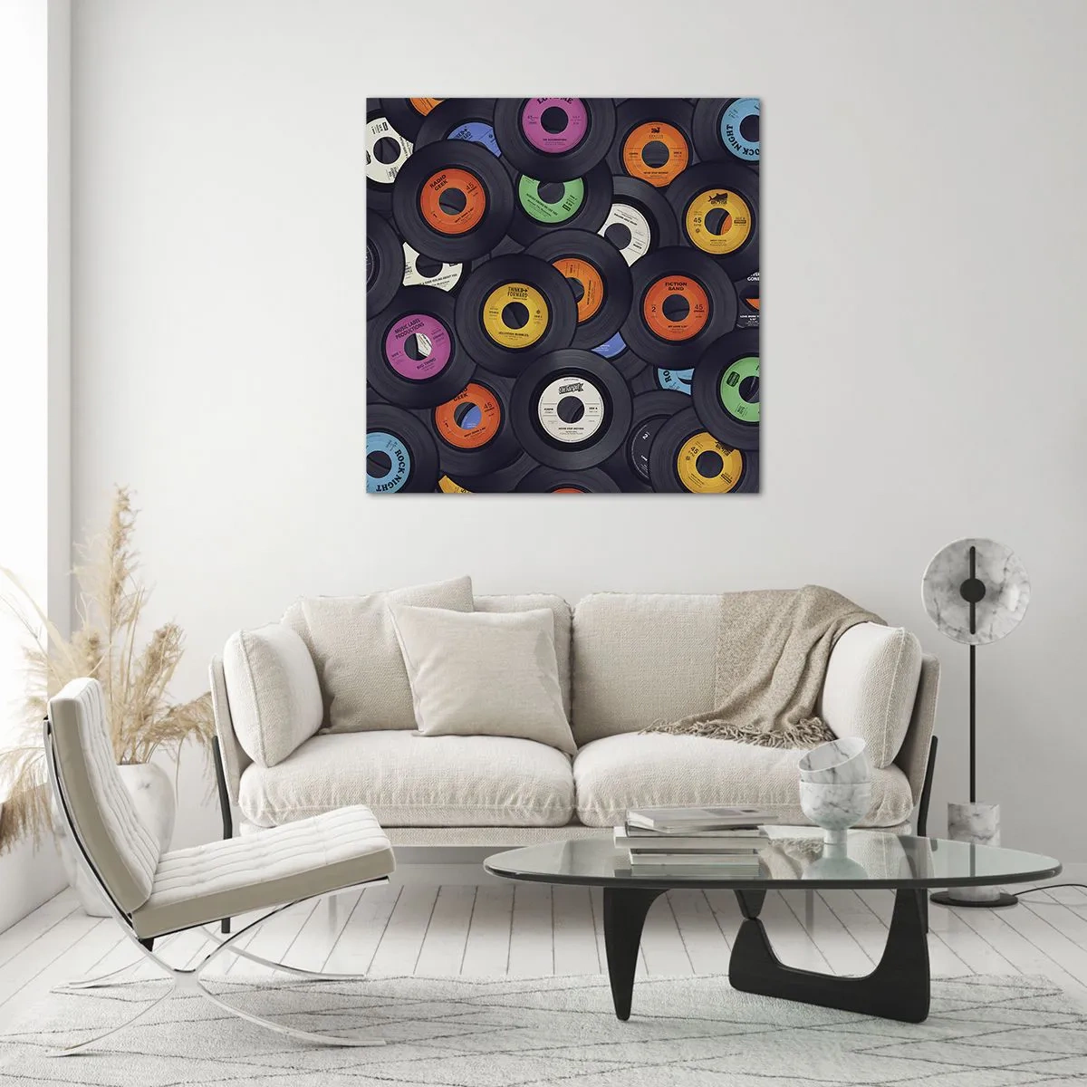 Üveg kép - A klasszika színei - 30x30 cm