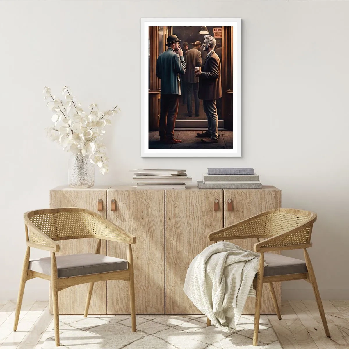 Poszter fekete keretben - A nap egy jó pillanata - 61x91 cm