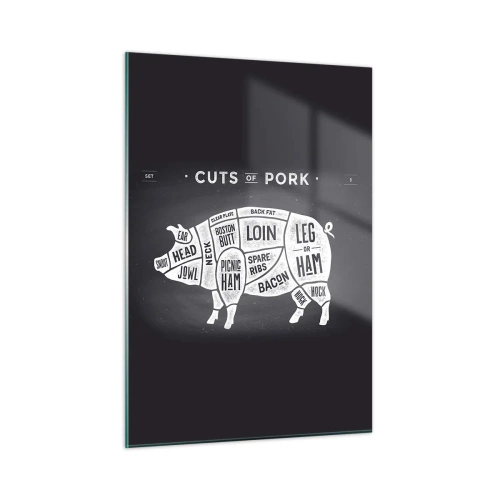 Üveg kép - Mészáros ábécéskönyve - 50x70 cm