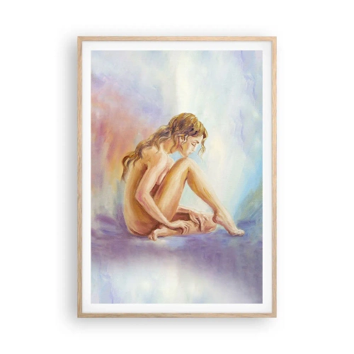Poszter világos tölgy keretben - A fiatalság cselekedete - 70x100 cm