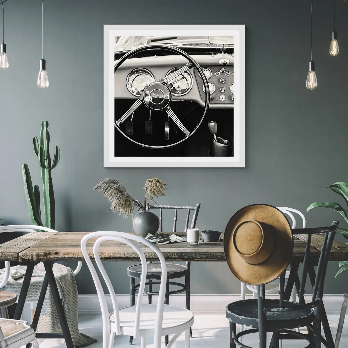 Poszter fekete keretben - Gyűjtő álma - 60x60 cm