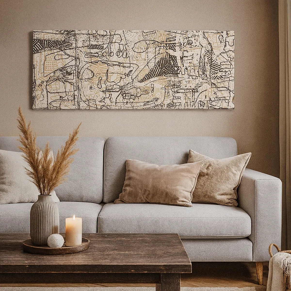 Vászonkép - Dekódolásra vár - 30x30 cm