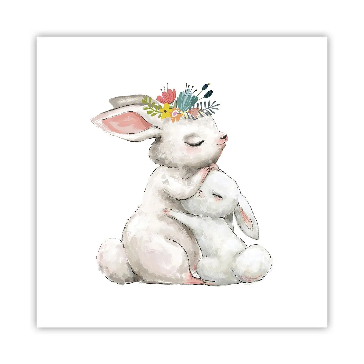 Poszter - Nincs olyan, mint anyánál - 60x60 cm