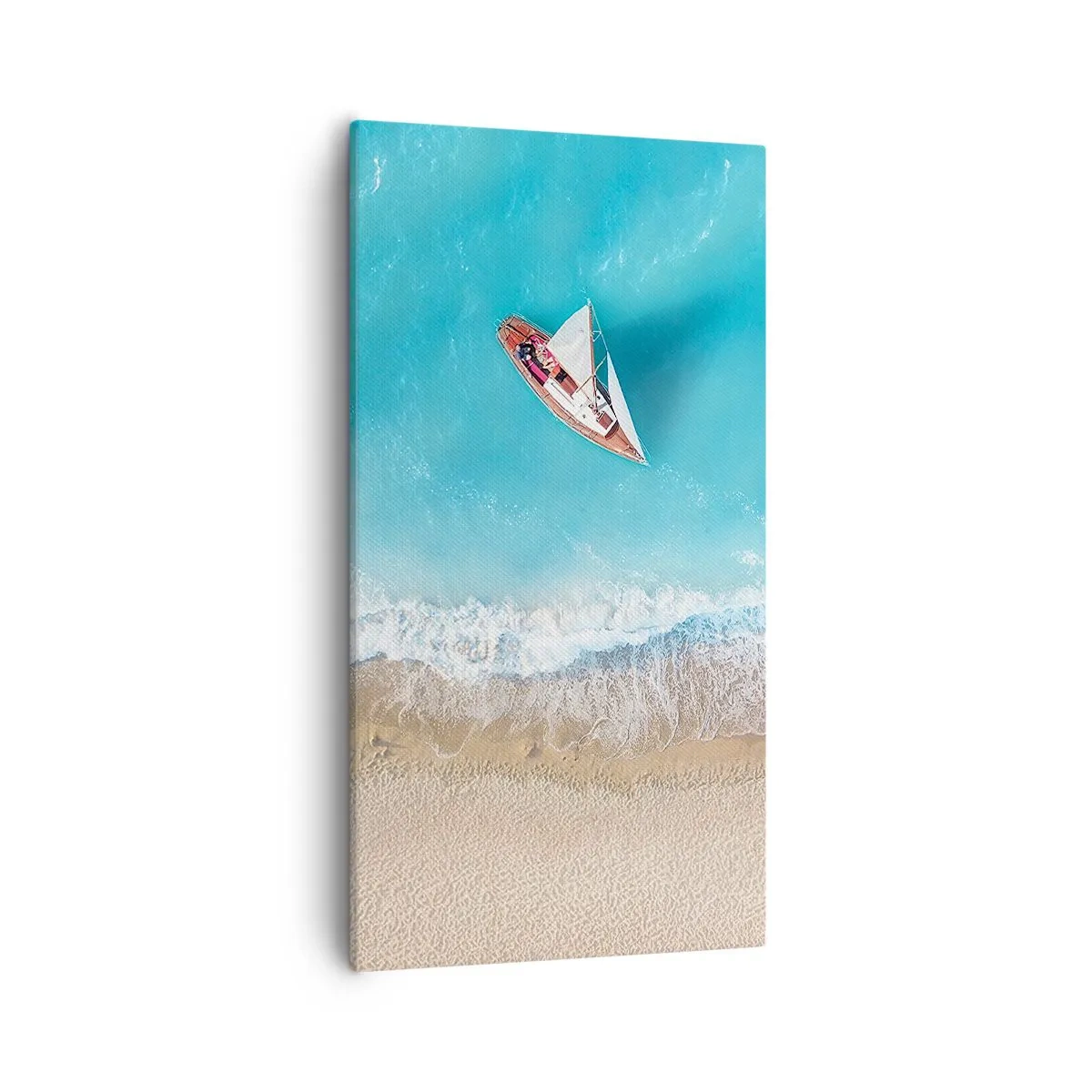 Vászonkép - A kék és az arany határán - 55x100 cm