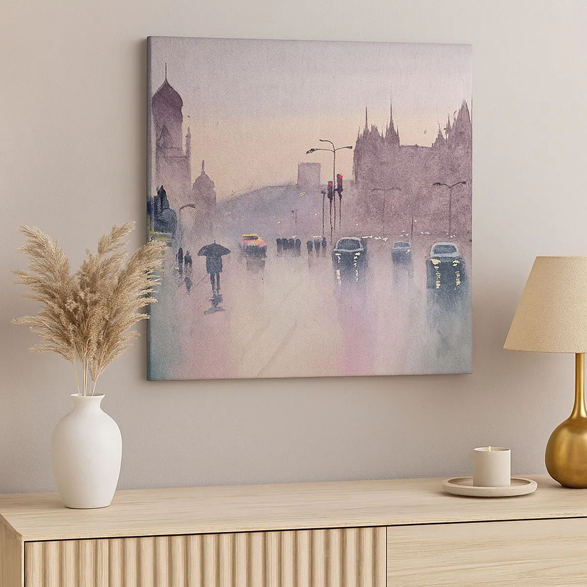 Vászonkép - Az esős ködben - 30x30 cm