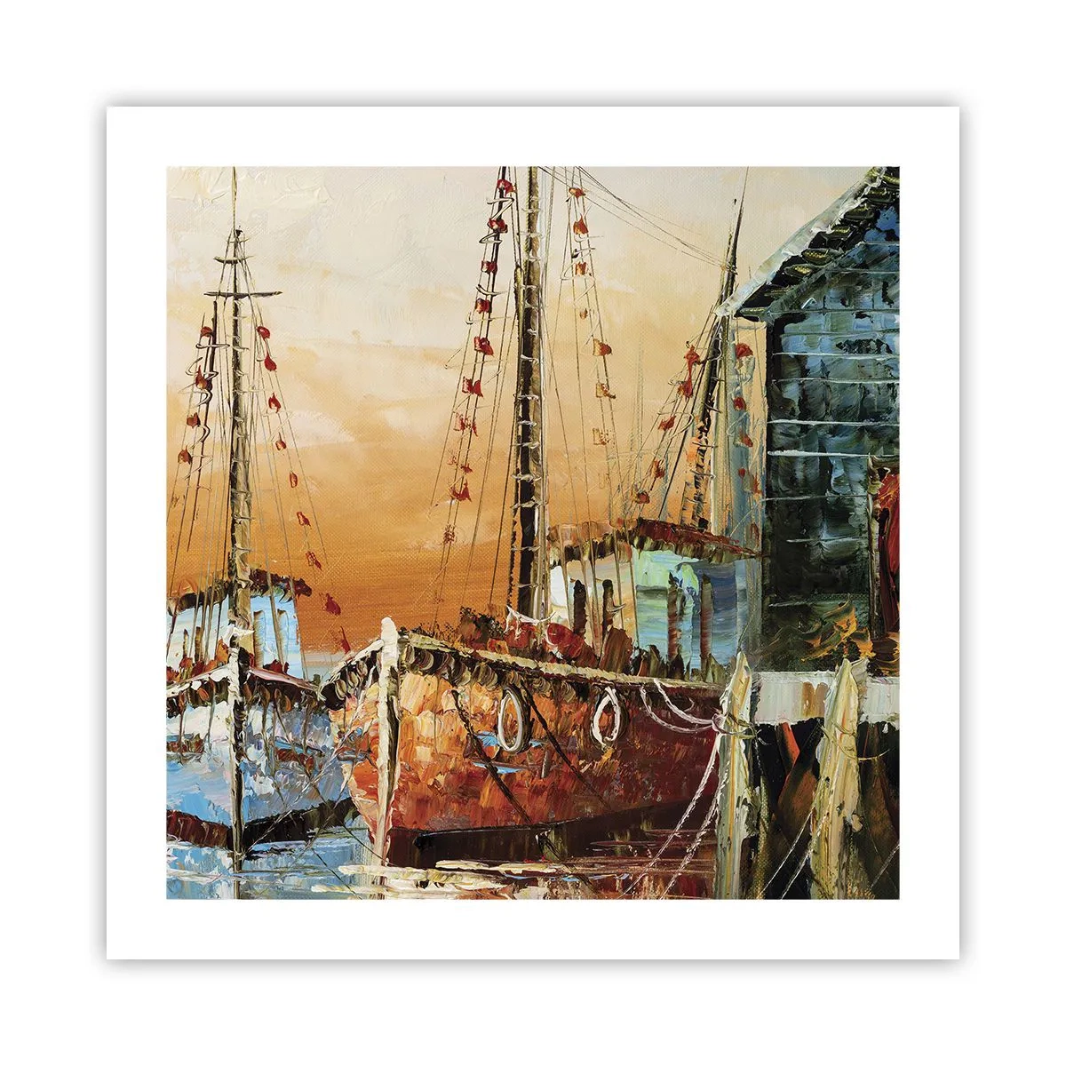 Poszter - Nyugodt visszatérés - 50x50 cm