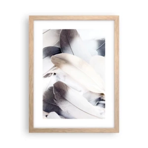 Poszter világos tölgy keretben - Szinte angyali - 30x40 cm