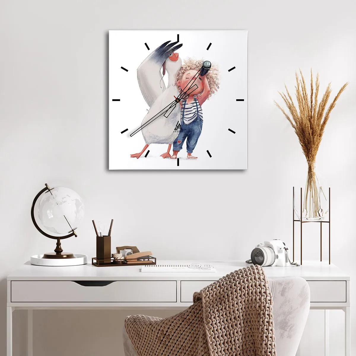 Falióra, Óra - Nagy utazási terve - 40x40 cm