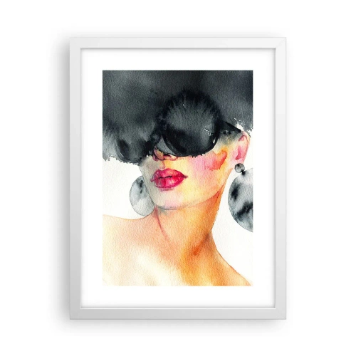 Poszter fekete keretben - Az elegancia titka - 30x40 cm
