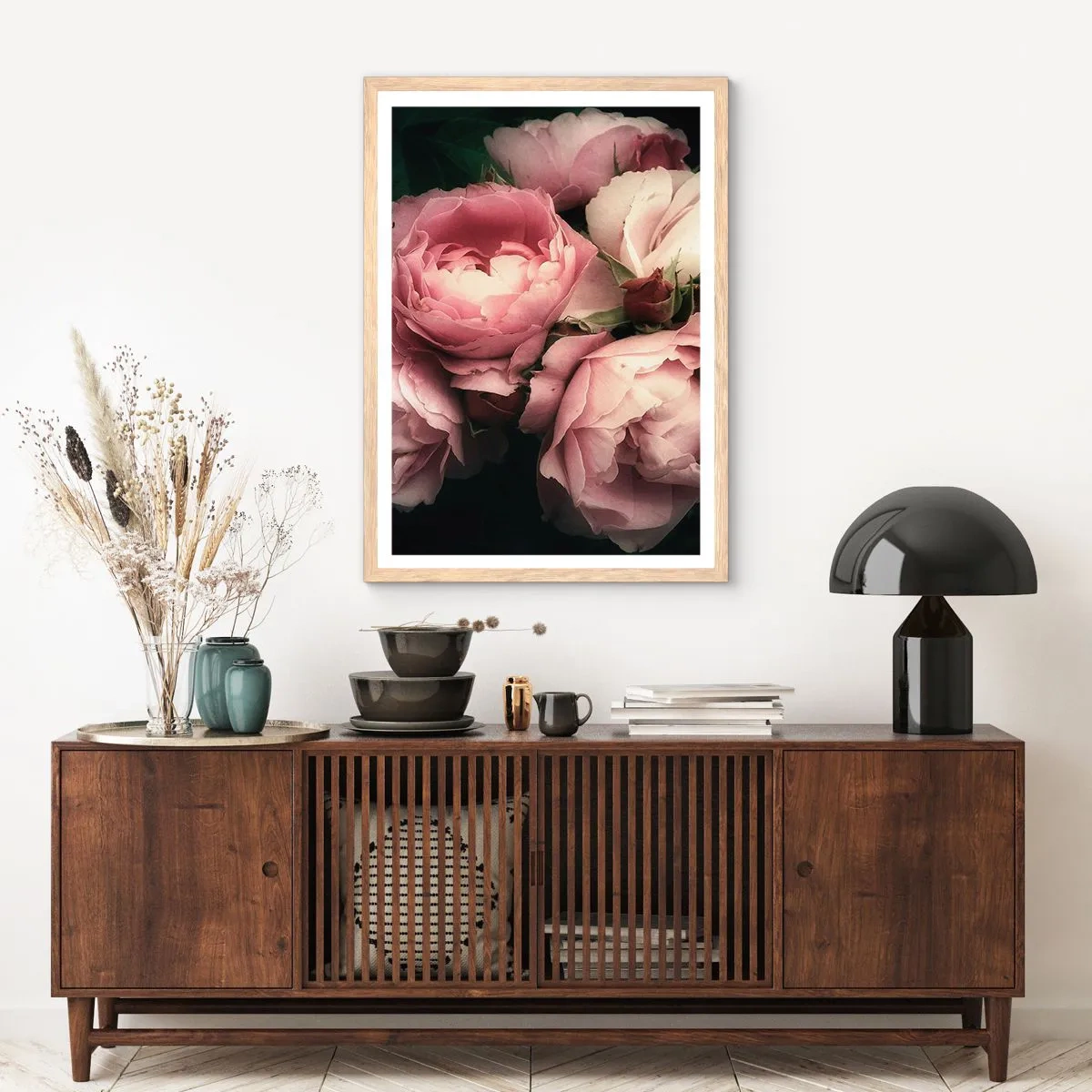 Poszter világos tölgy keretben - Belle epoque varázs - 70x100 cm